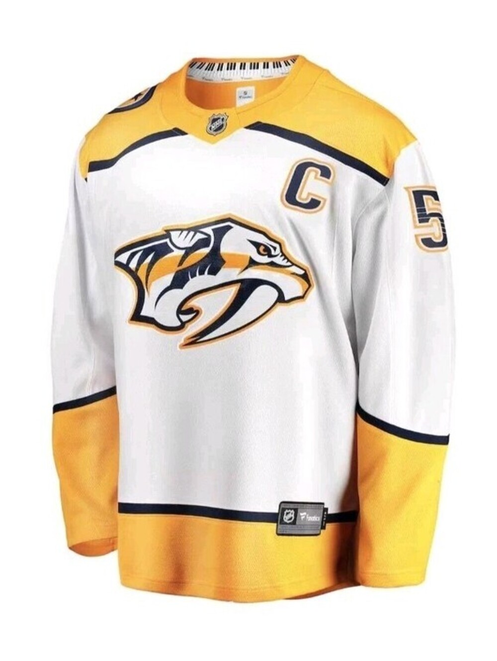 Fanatics Men's Nashville Predators Roman Josi Breakaway Jersey White Large XL
